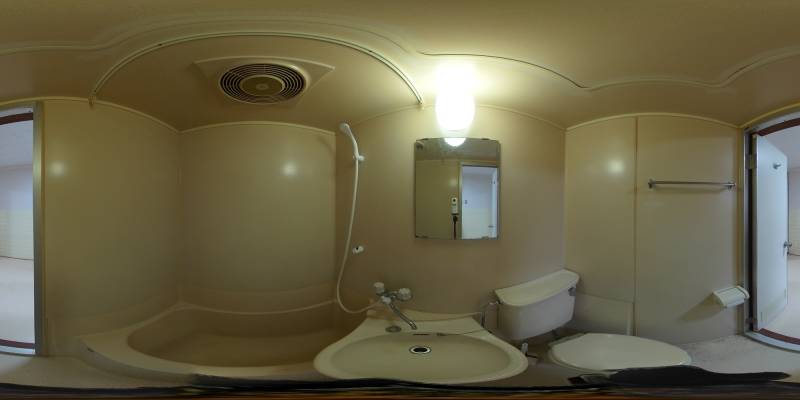 パノラマ画像バスルーム