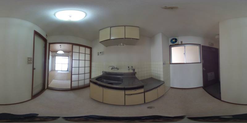 パノラマ画像キッチン