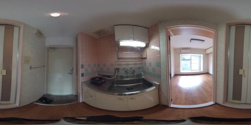 パノラマ画像キッチン