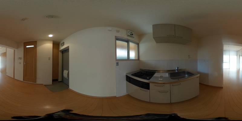 パノラマ画像キッチン