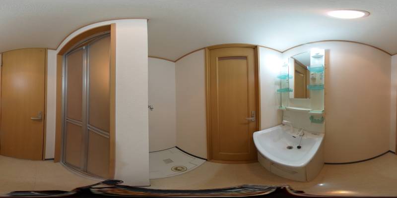 パノラマ画像洗面所