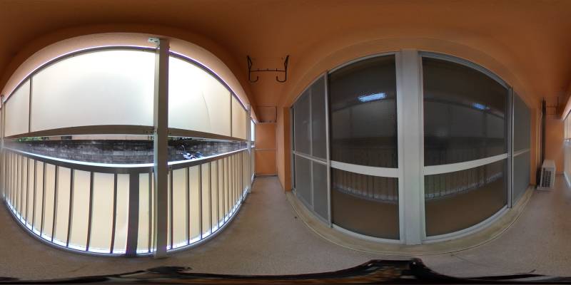 パノラマ画像バルコニー