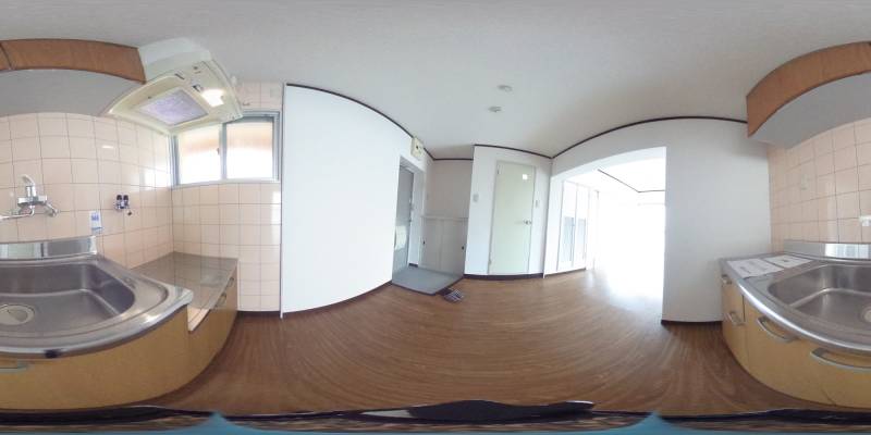 パノラマ画像キッチン