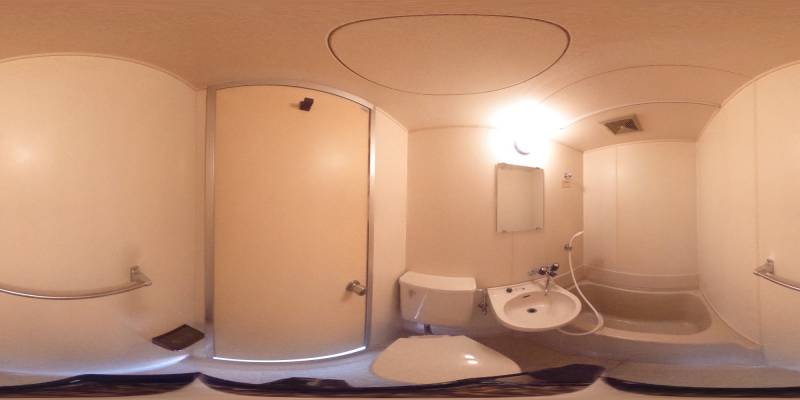 パノラマ画像バスルーム