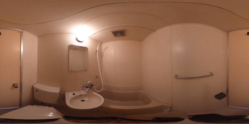 パノラマ画像バスルーム