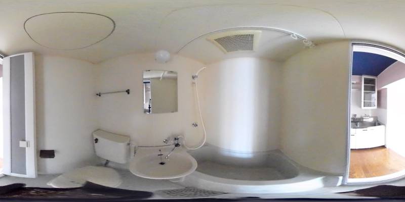 パノラマ画像バスルーム