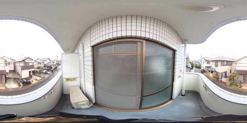 パノラマ画像バルコニー