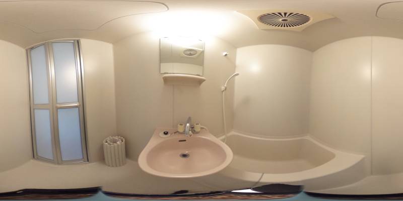 パノラマ画像バスルーム