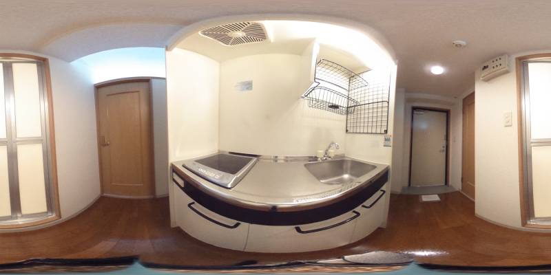 パノラマ画像キッチン