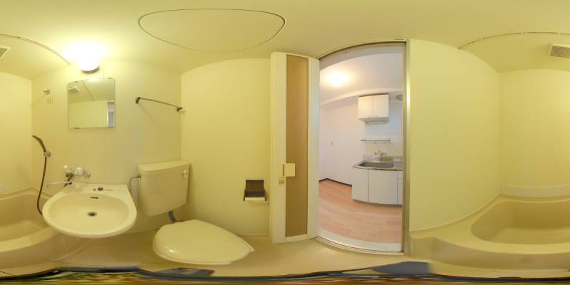 パノラマ画像バスルーム