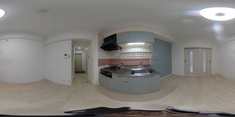 パノラマ画像キッチン