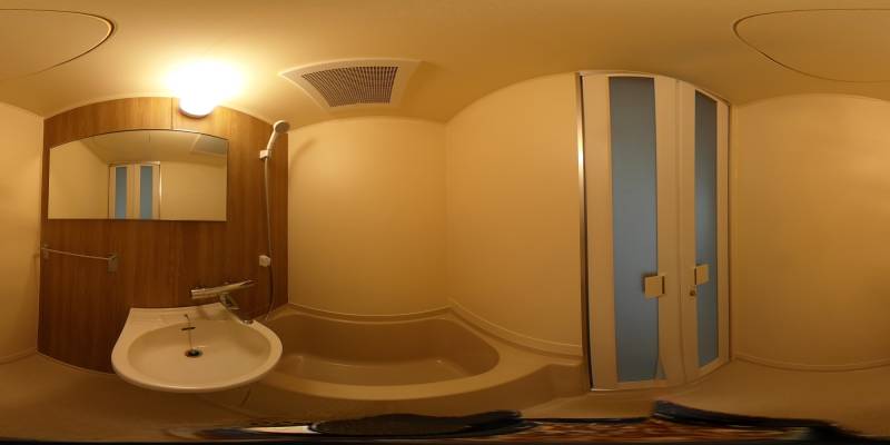 パノラマ画像バスルーム