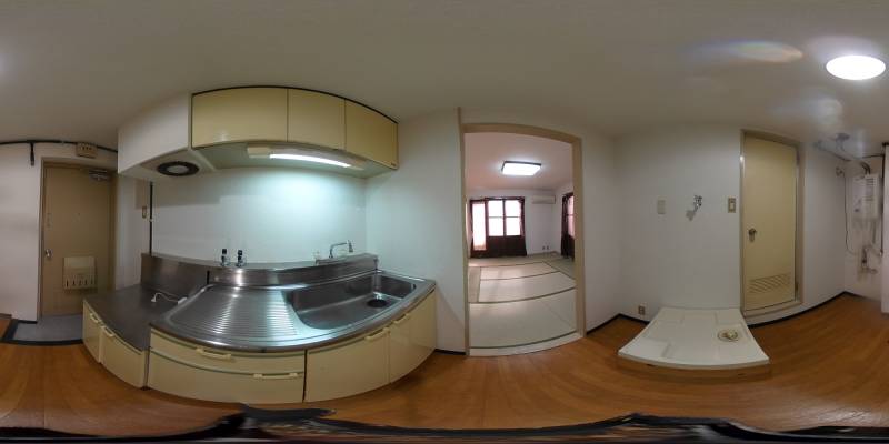 パノラマ画像キッチン