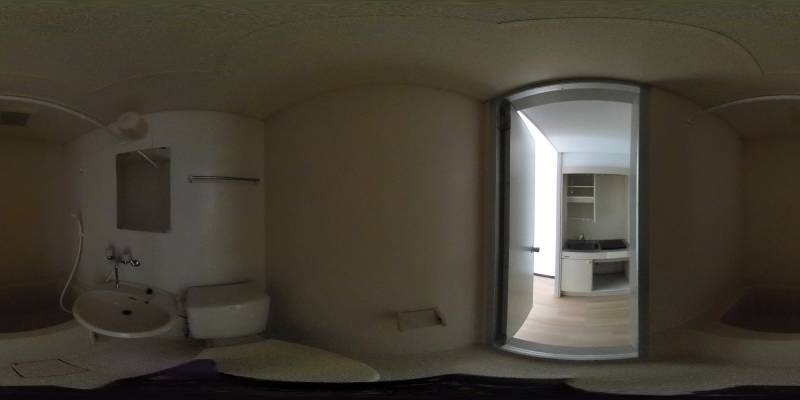 パノラマ画像バスルーム