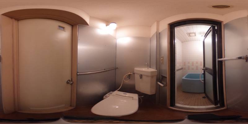 パノラマ画像バスルーム