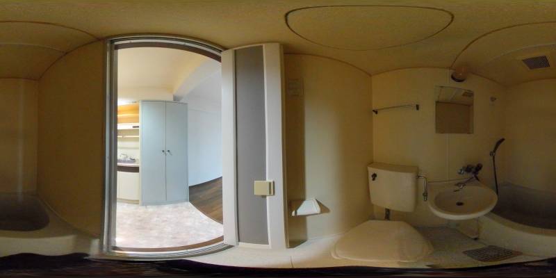 パノラマ画像バスルーム