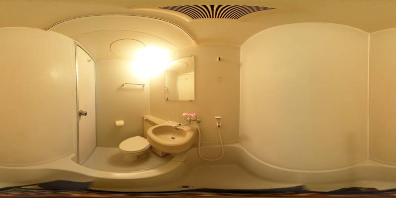 パノラマ画像バスルーム