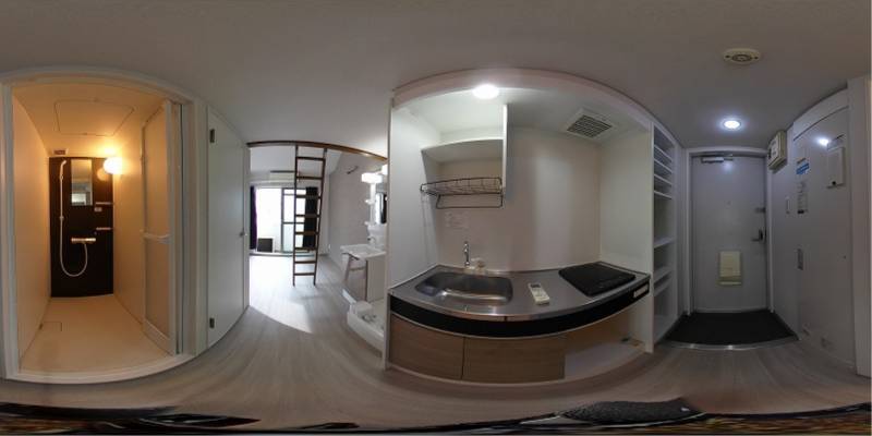 パノラマ画像キッチン