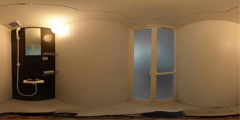 パノラマ画像バスルーム