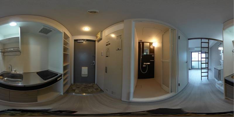 パノラマ画像キッチン