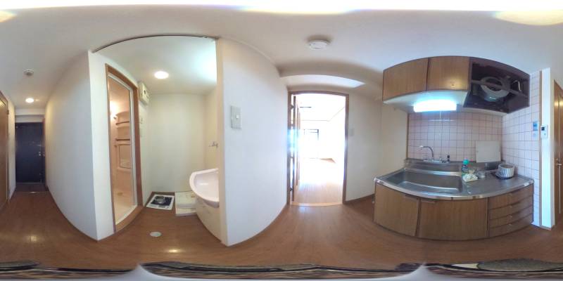 パノラマ画像キッチン