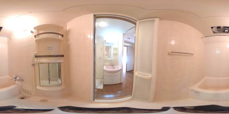 パノラマ画像バスルーム