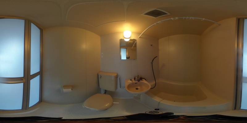 パノラマ画像バスルーム