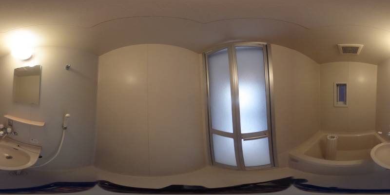パノラマ画像バスルーム