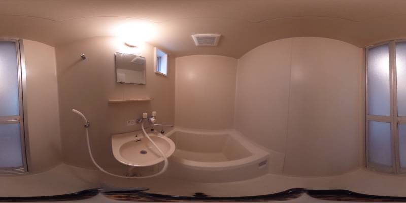 パノラマ画像バスルーム