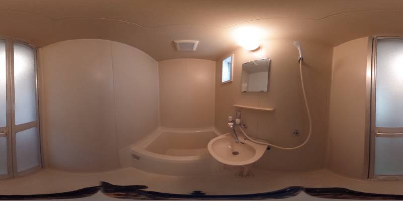 パノラマ画像バスルーム