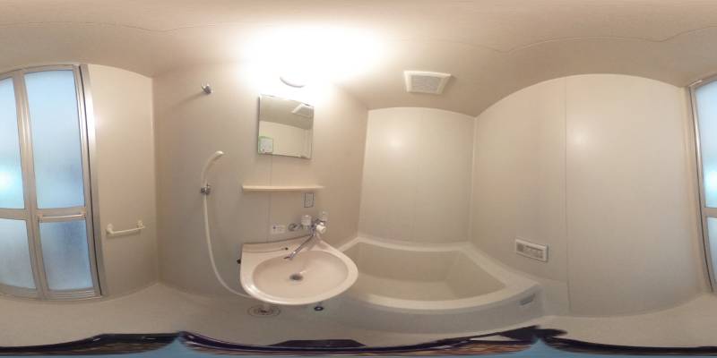 パノラマ画像バスルーム