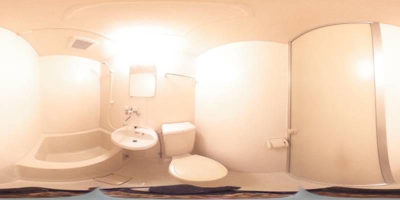 パノラマ画像バスルーム