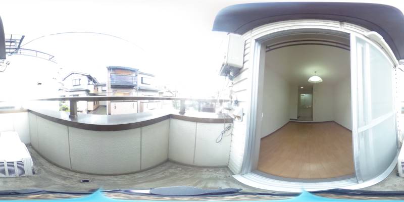 パノラマ画像バルコニー