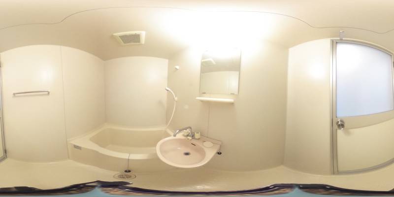 パノラマ画像バスルーム