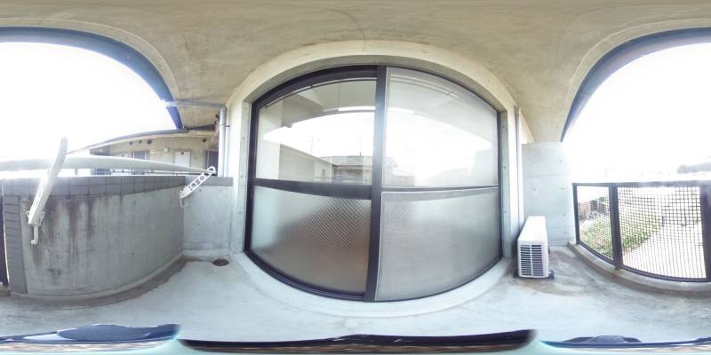 パノラマ画像バルコニー