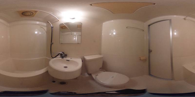 パノラマ画像バスルーム