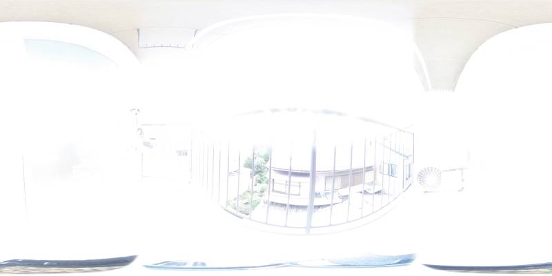 パノラマ画像バルコニー