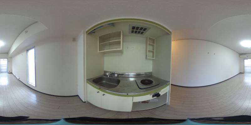 パノラマ画像キッチン