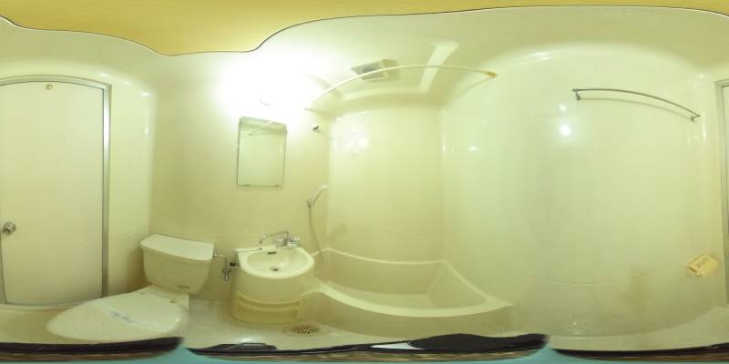 パノラマ画像バスルーム