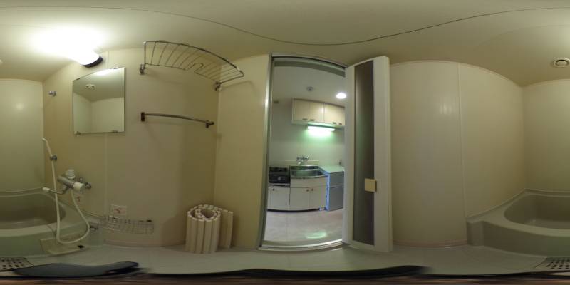 パノラマ画像バスルーム