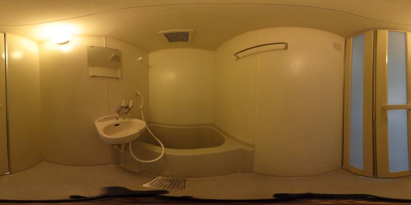 パノラマ画像バスルーム