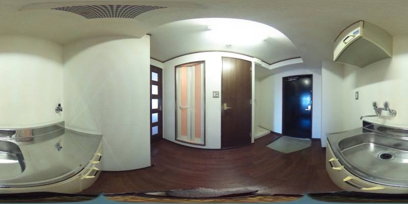 パノラマ画像キッチン