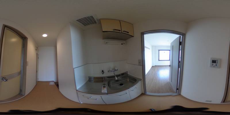 パノラマ画像キッチン