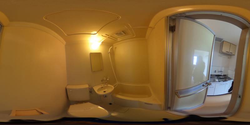 パノラマ画像バスルーム