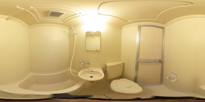 パノラマ画像バスルーム