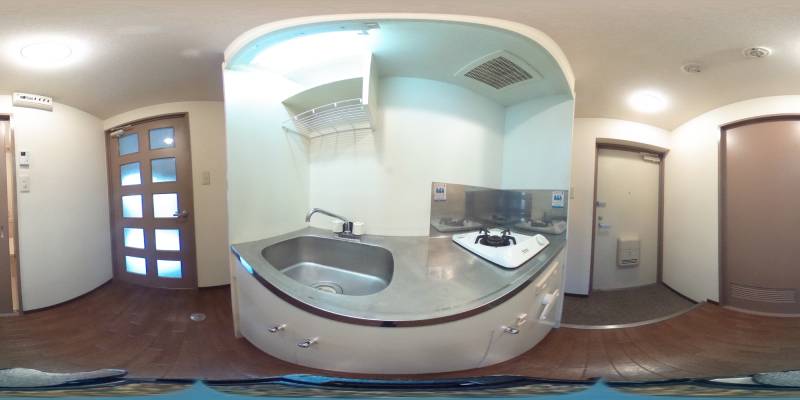 パノラマ画像キッチン