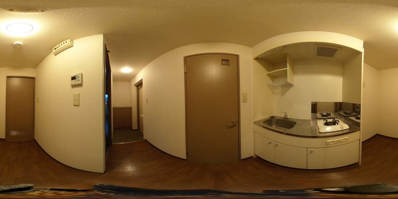 パノラマ画像キッチン