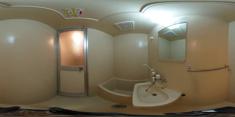 パノラマ画像バスルーム