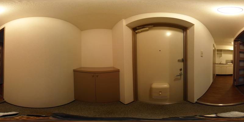 パノラマ画像玄関