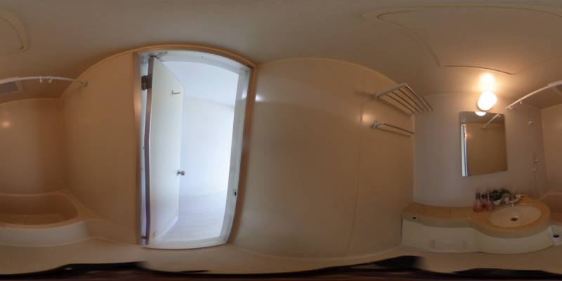 パノラマ画像バスルーム